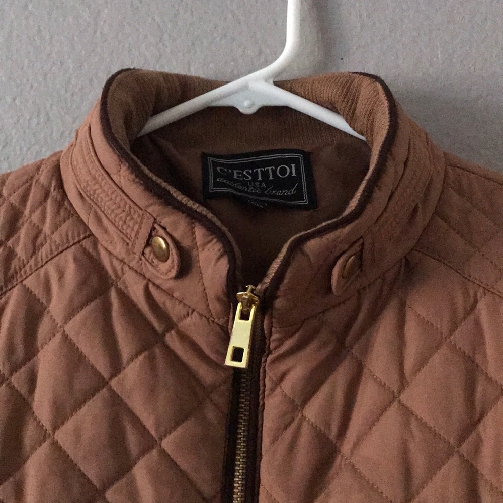 Light Brown Puffer Jacket - image 4